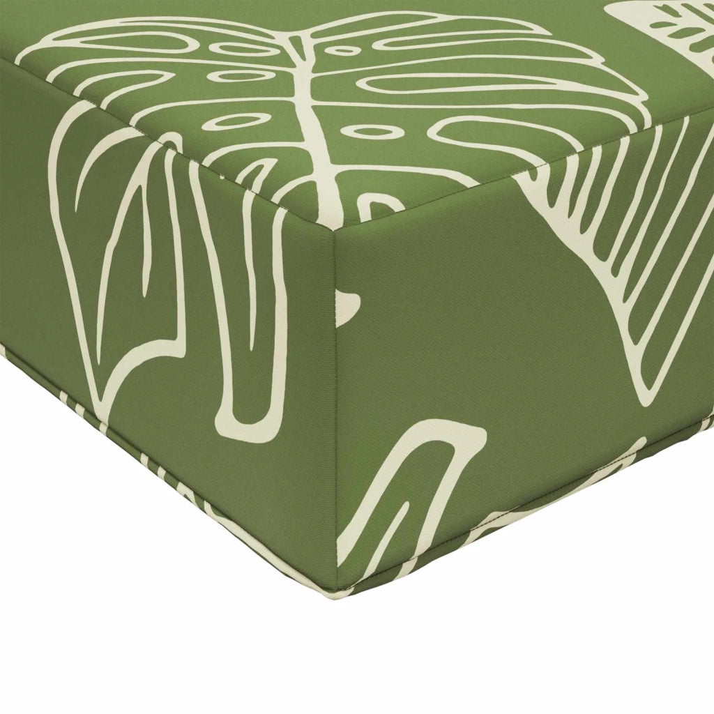 Cuscino per divano da esterno 3 pcs Design a foglia Poliestere 900877