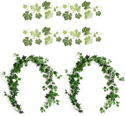 Set di Climbing Plant 2 pezzi - Adesivi per Parete 4 pezzi - Pianta Finta - Decorazione per la Casa - Materiale Realistico - Pianta Artificiale