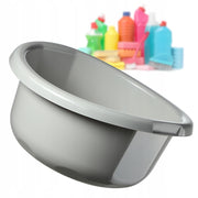 Bacinella per bucato KADAX da 20 litri, grande contenitore rotondo in plastica.