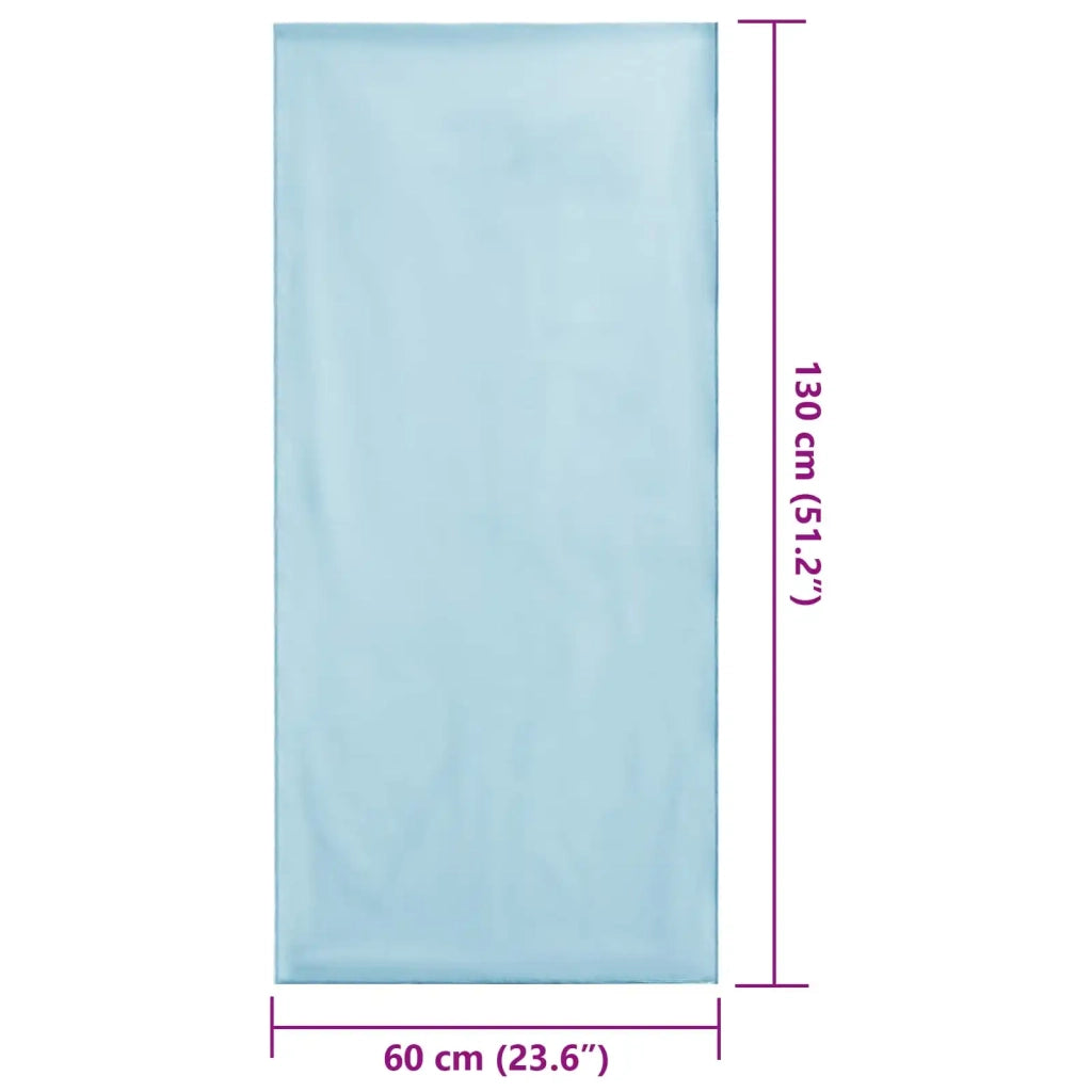 Asciugamani per Sedia Outdoor 2 pcs Blu 130 x 60 cm 42011509
