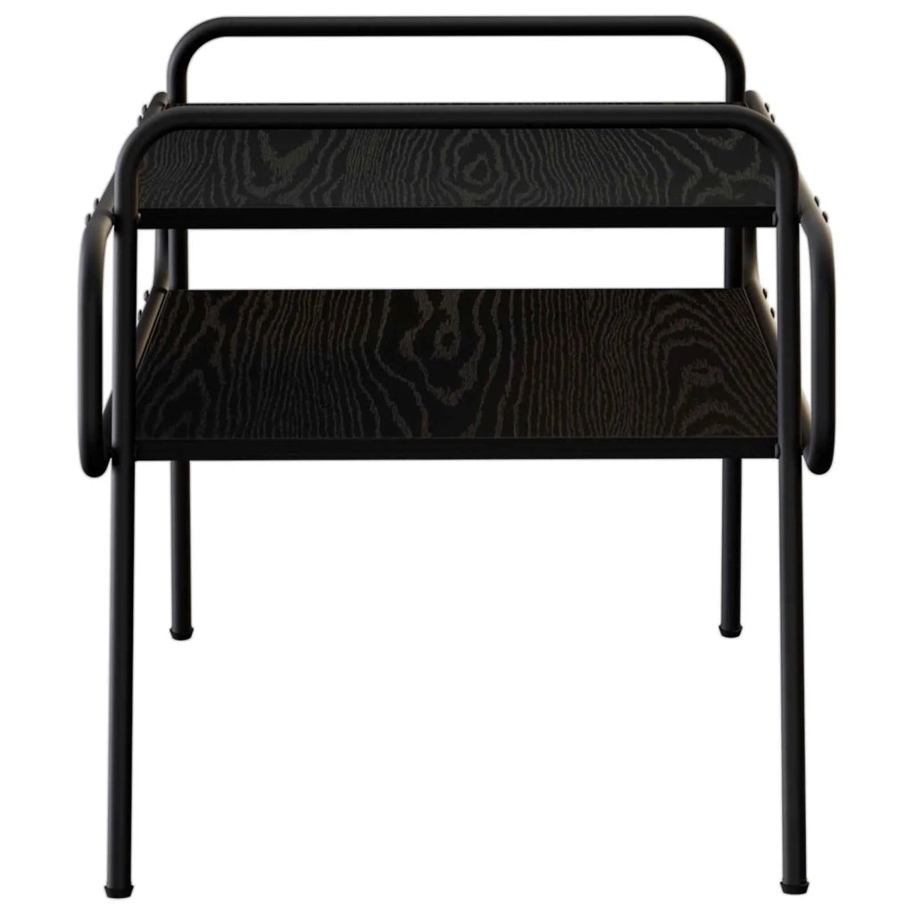 Tavolino da salotto Rovere Nero 70 x 50 x 51 cm 8007768