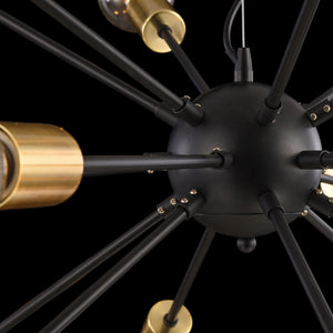 Lampada pendente Loft in Metallo Jackson Nero