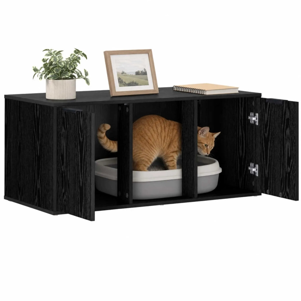 Mobile per gatti Rovere Nero 100 x 49 x 45 cm 8014760