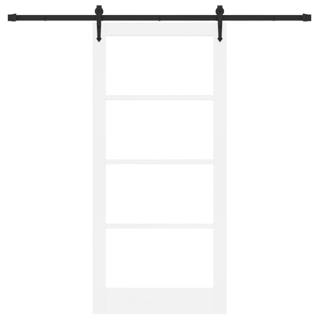 Porta Scorrevole  con Set di Ferramenta "ORKDAL" Bianca 93x202 cm