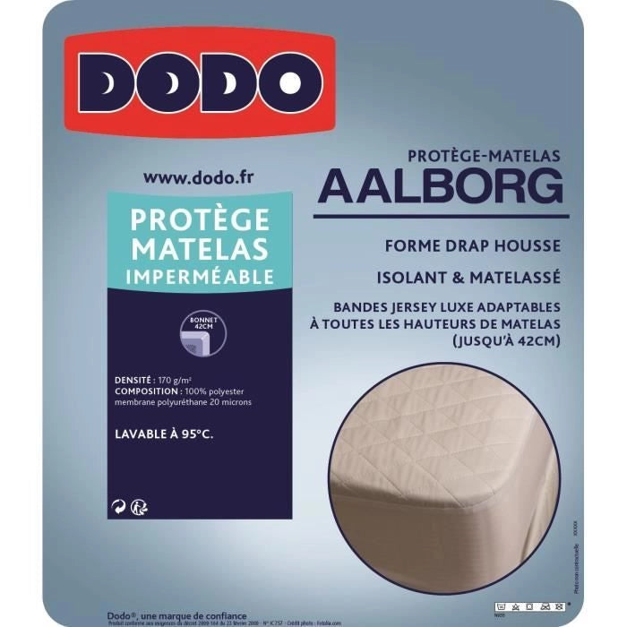 Materasso DODO Protege Aalborg - trapuntato e impermeabile - 90x190 cm