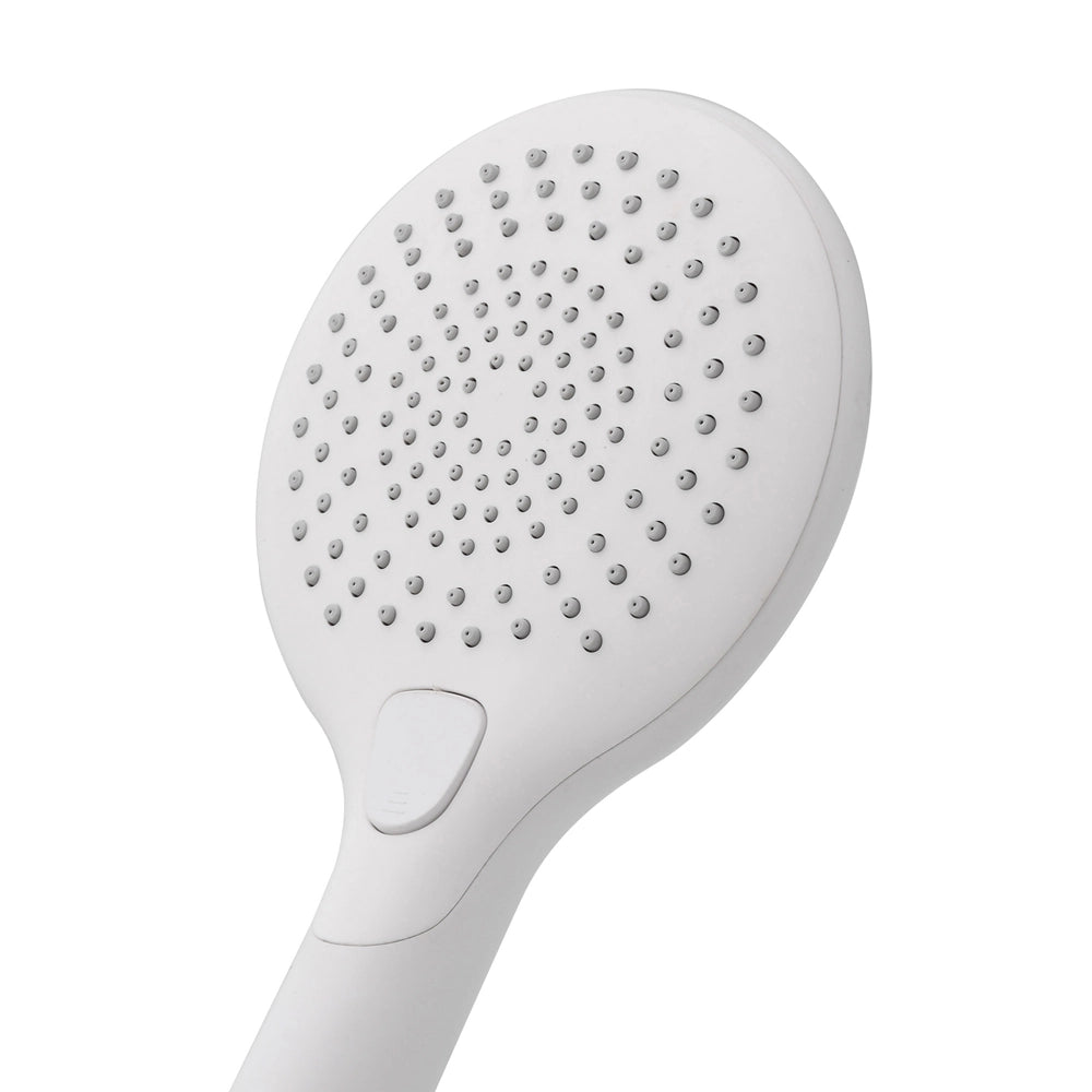 Doccetta tonda 26,5 cm in ABS bianca con 3 getti Hidra