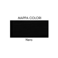 Scarpiera Salvaspazio 3 Ante a Ribalta 63x24x115 cm in Melaminico Venato a Rilievo Nero