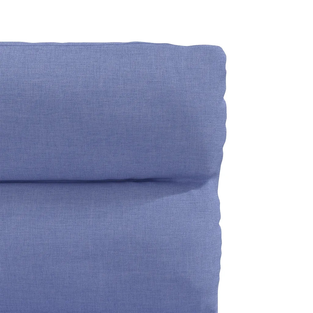 vidaXL Sedie da Pranzo 2 pz Blu Jeans in Tessuto