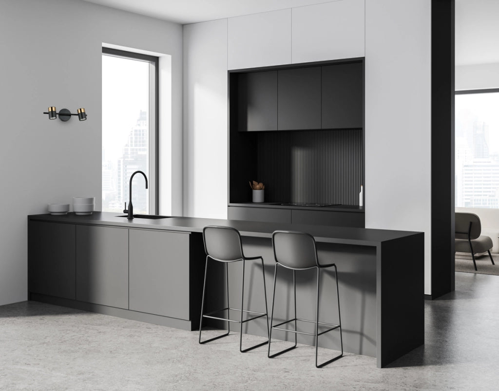 Applique moderna nero ottone 2 spot GU10 ELICE Italux