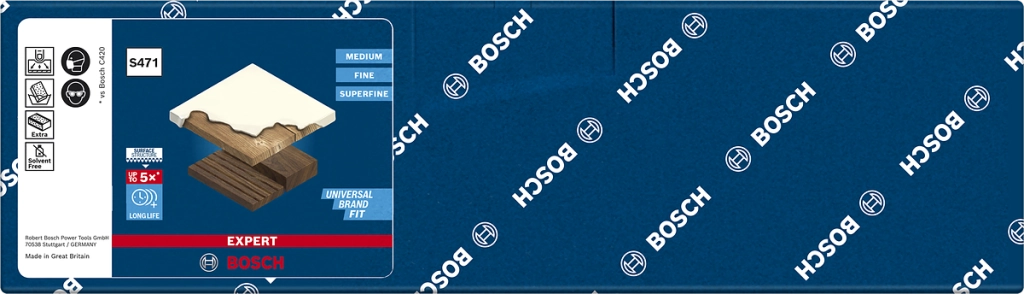 Spugna abrasiva Bosch EXPERT FlatEdge 68x97x27 mm