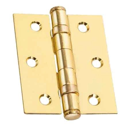 CERNIERA CON CUSCINETTI E SFERE 90x75 mm - Bronzata