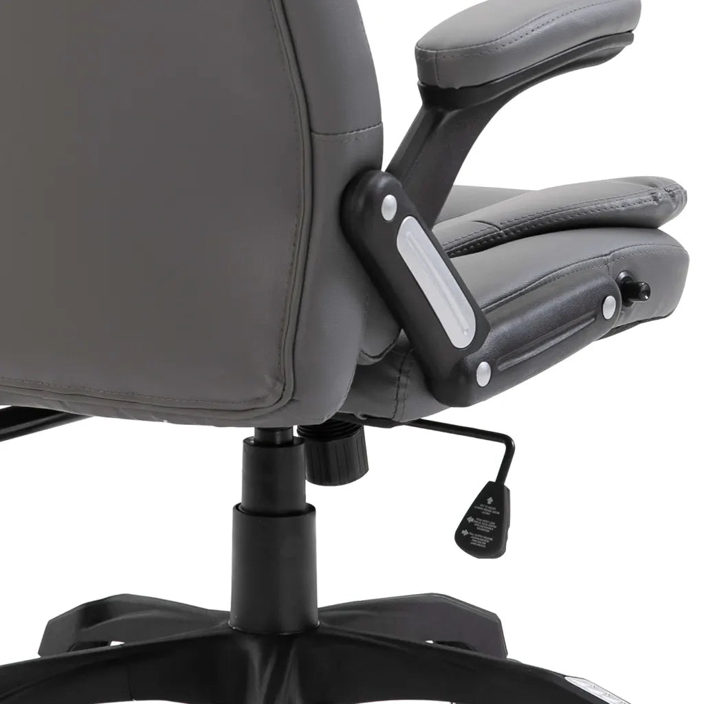 Sedia da Ufficio Antracite in Similpelle