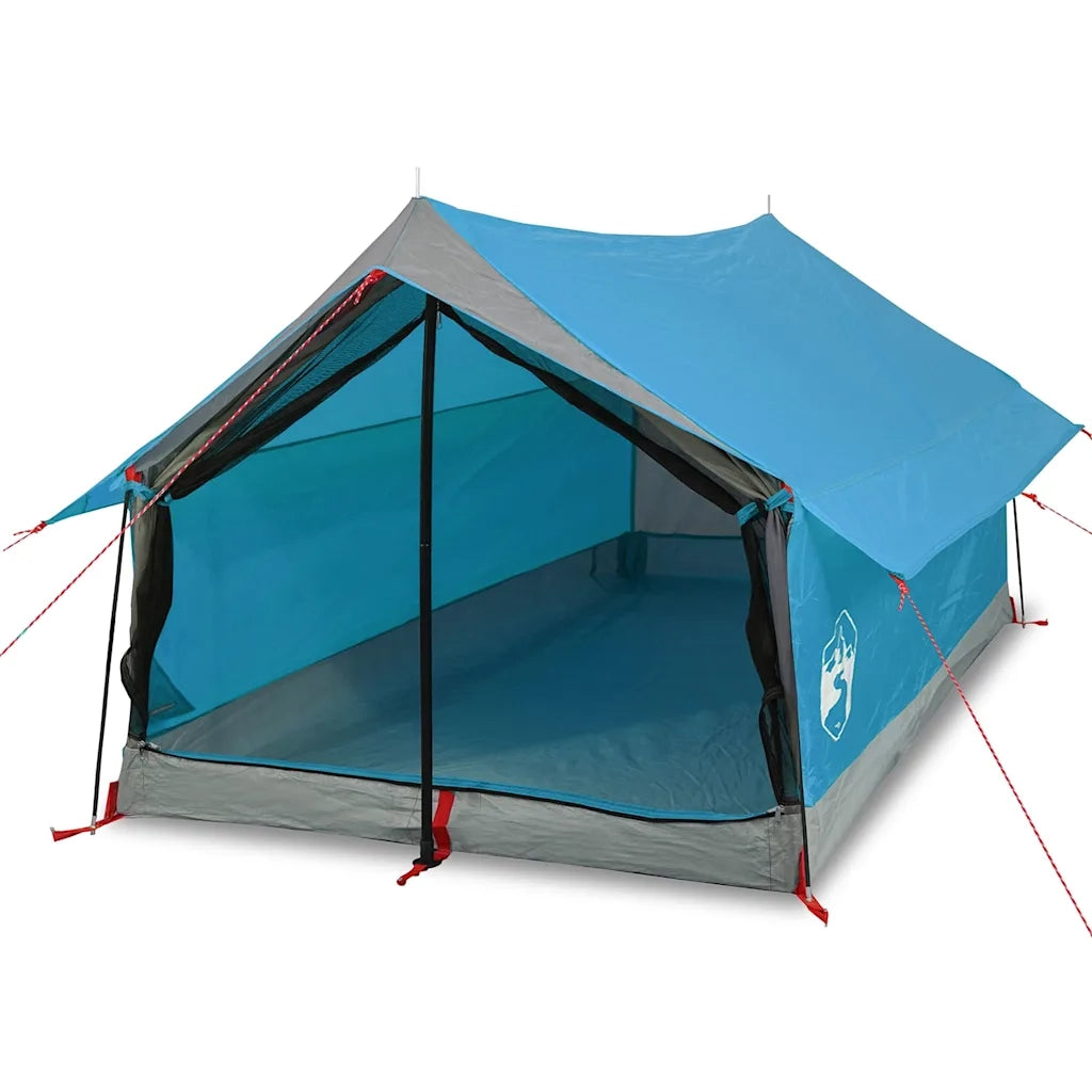 Tenda da Campeggio per 2 Persone Blu Impermeabile 94360