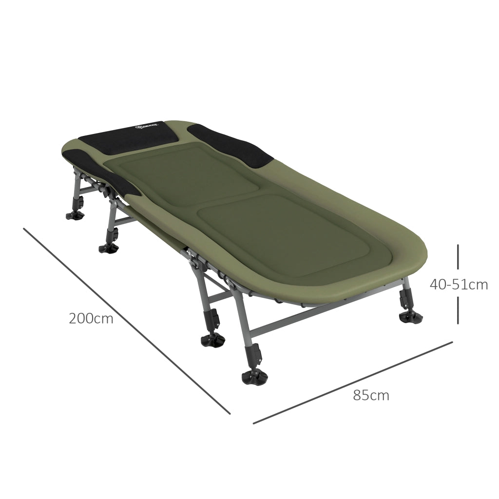 Letto da campo ¨C zephmum ¨C verde 200x85x40-55 cm