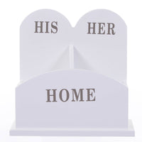 Set 2 Porta Oggetti Lui Lei 20 H 16 cm