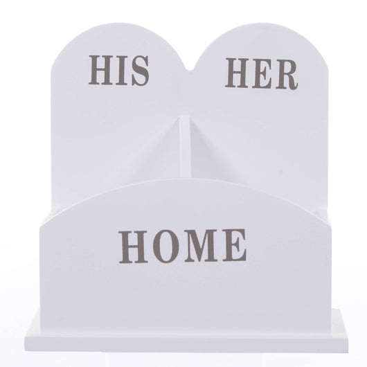 Set 2 Porta Oggetti Lui Lei 20 H 16 cm