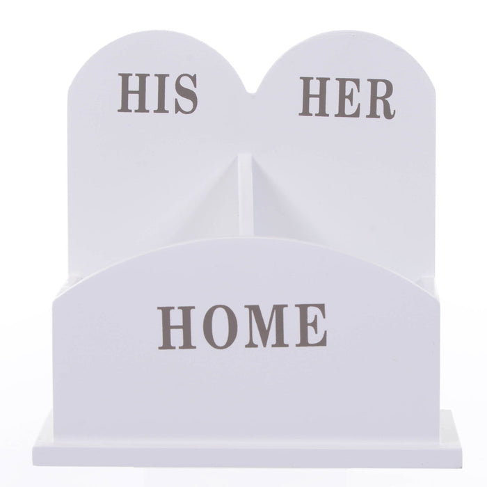 Set 2 Porta Oggetti Lui Lei 20 H 16 cm