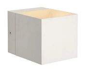 Applique Lucide Devi bianca alluminio G9 40W IP20 monoluce
