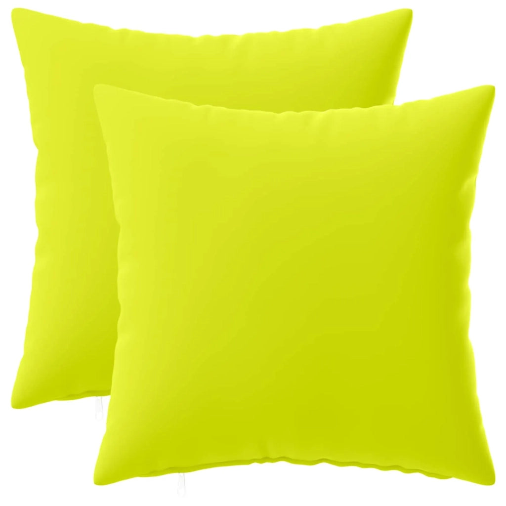 Federa 2 pcs HEERLEN Verde brillante. 35 x 35 cm Poliestere 908147