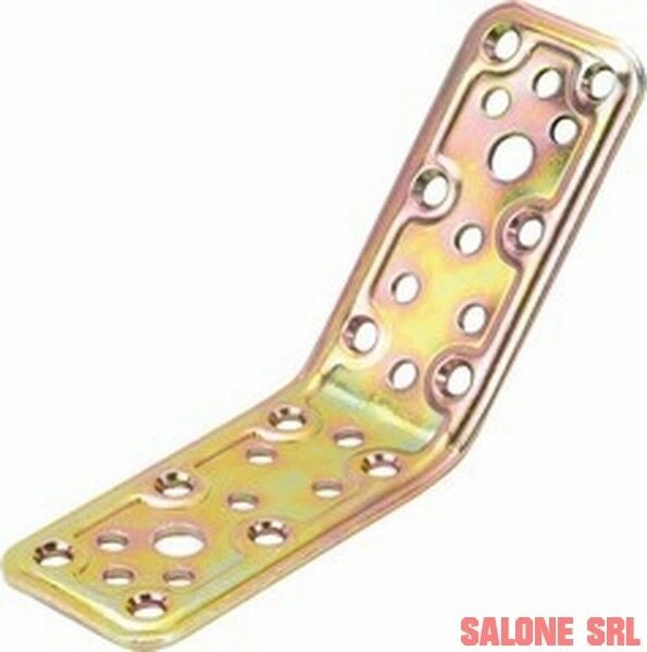PIASTRA ACCIAIO ANGOLARE 135 GRADI 25 PZ.PER FISSAGGIO TRAVI LEGNO  40X80X80