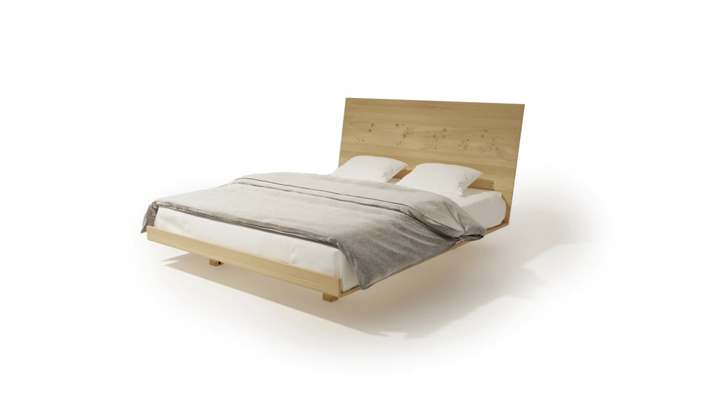 LETTO IMBOTTITO VUELO TRE 180x200 SOLIK ROVERE NATURALE