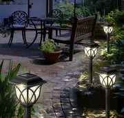 Set di 6 Lampade solari LED per esterno, classe IP65, acqua resistente - Illuminazione solare decorativa per prato, sentiero, paesaggio, balcone - Classe di efficienza A++