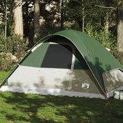 Tenda da Campeggio a Cupola per 6 Persone-Tenda per Escursionismo Verde Impermeabile 665355