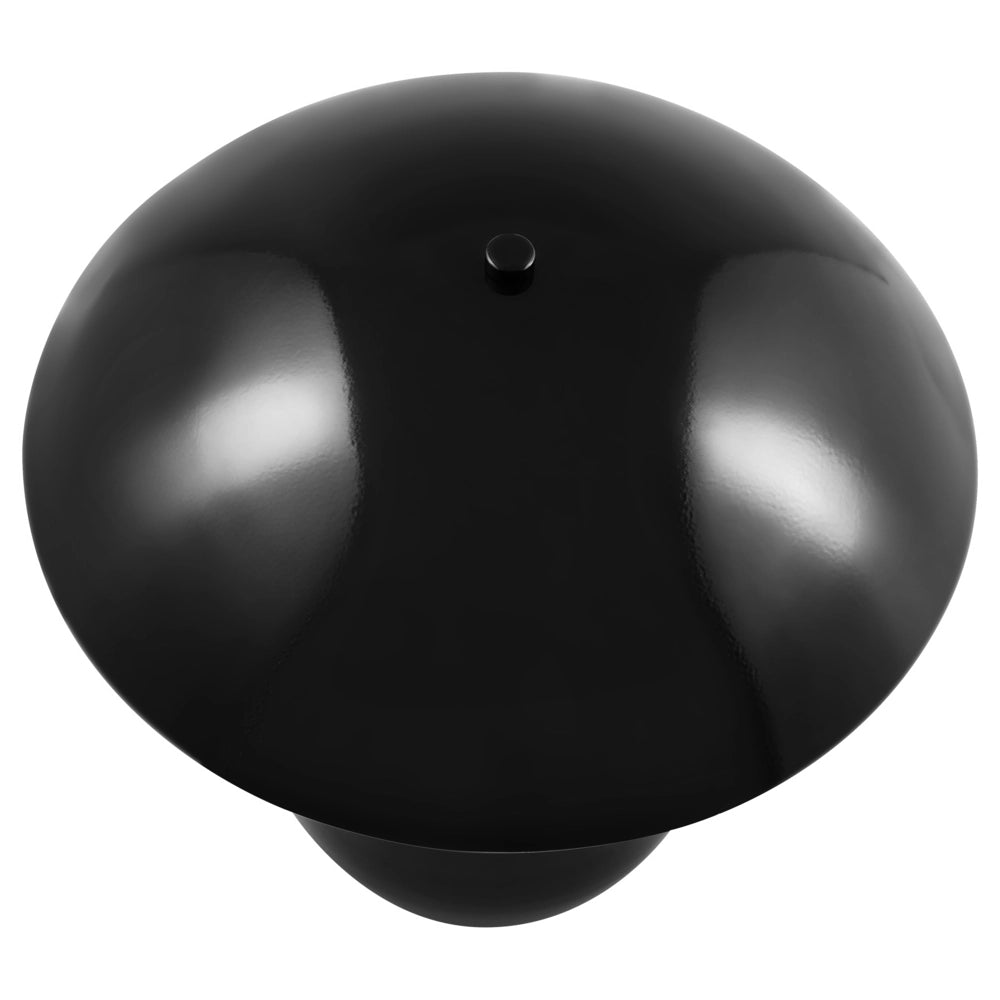 Lampada da tavolo nero con base in ferro 30 cm a una luce design moderno accessori per il soggiorno