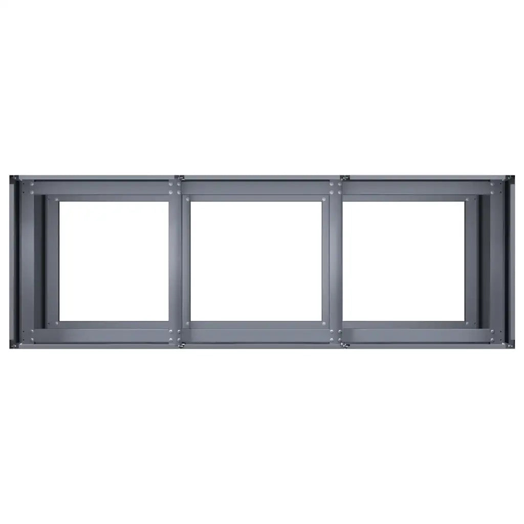 Fioriera Antracite 120x40x80 cm in Acciaio Laminato a Freddo