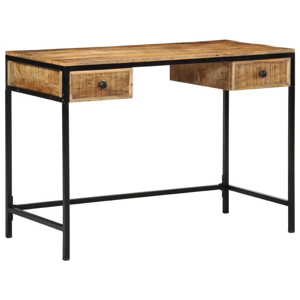 Scrivania 105x50x75 cm Legno Massello di Mango