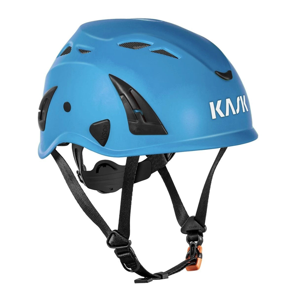 Elmetto Kask Superplasma AQ Royal Blue – Casco di sicurezza ventilato regolabile