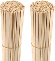 Set di Spatole in Bambù da Cucina 200 pezzi - Spatole in Legno - Spuntini da Disegno - Spuntini Artigianali - 15,5 cm - Robuste e Flessibili