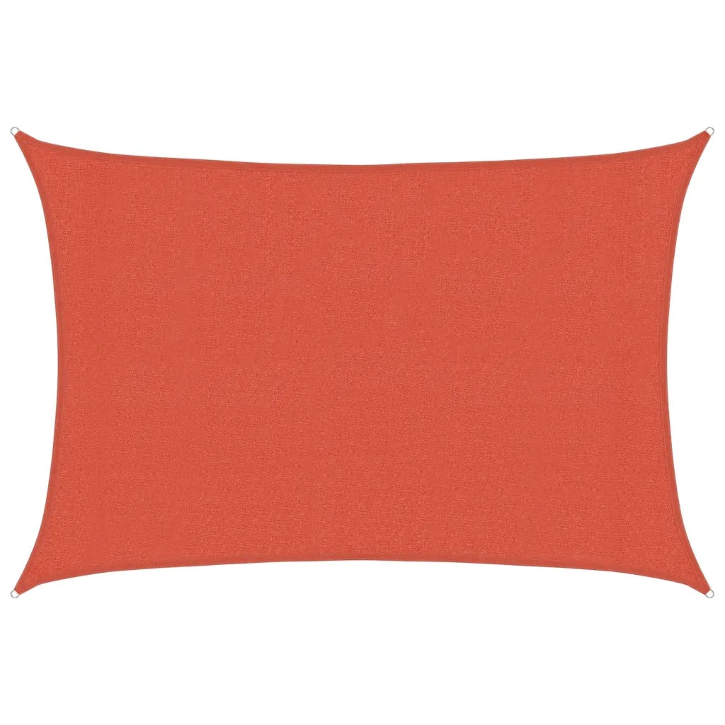 Vela Parasole-Telo Ombra-Vela Ombreggiante 160 g/m2 Terracotta 3x5 m in HDPE
