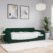 Letto da Giorno Verde Scuro 90x200 cm in Velluto 354060