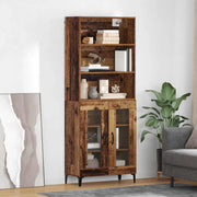 Credenza-Buffet-Armadio da cucina Legno vecchio 69,5 x 34 x 180 cm Legno multistrato 977633
