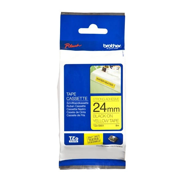 Brother tze-s651 nastro per etichettatrice tz - TZES651
