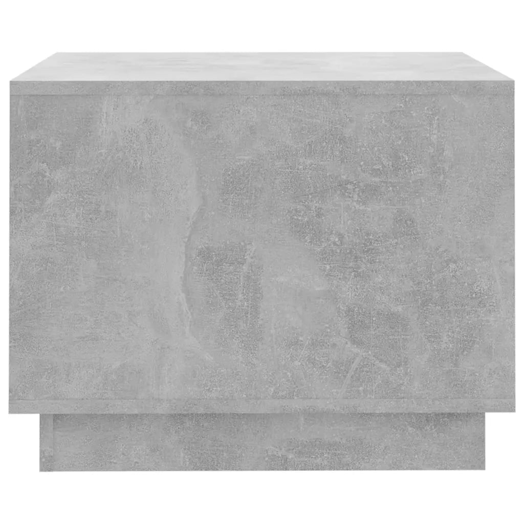 Tavolino da Salotto Grigio Cemento 55x55x43 cm in Truciolato 810293
