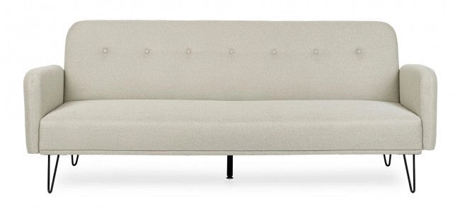 Divano Letto 200x82x81 cm Bridjet in Tessuto Beige