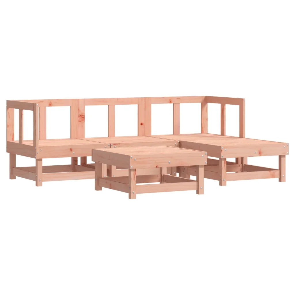 Set Salotto da Giardino 5 pz in Legno Massello di Douglas 3186170