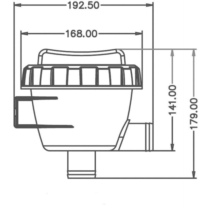 FILTRO ACQUA IN PLASTICA LT.300/H