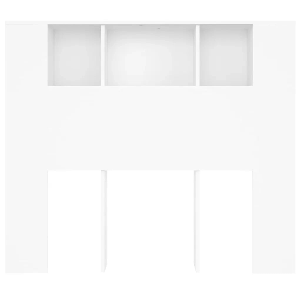 Armoire à tête de lit Blanc 120x18,5x102,5 cm