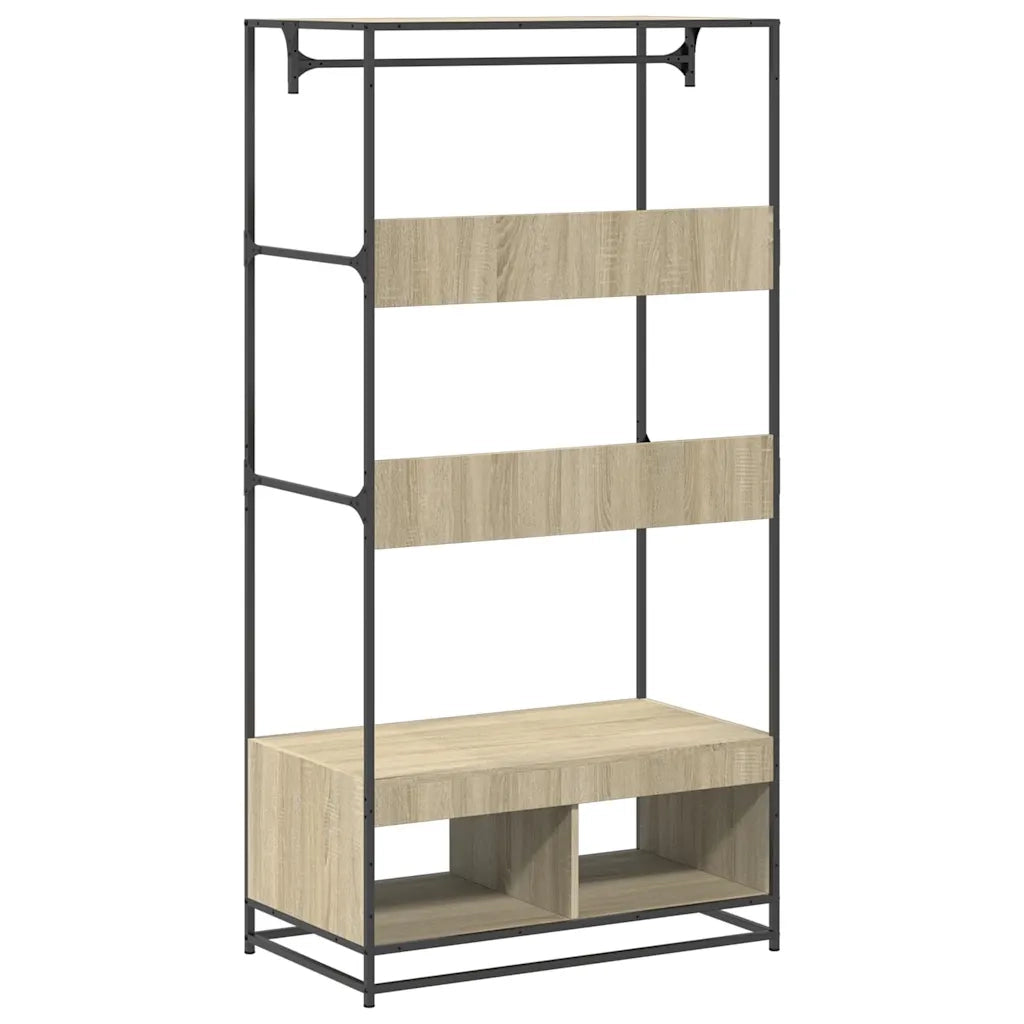 Armadio Rovere Sonoma 90x50x180 cm in Truciolato 849295