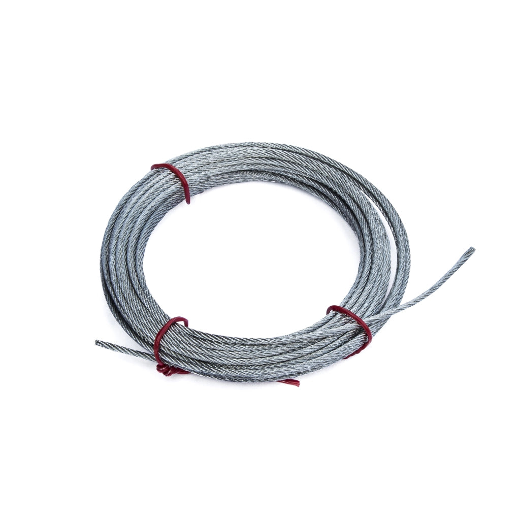 Fune per argani 49 fili Ã˜ 2,4 mm. in acciaio zincato 9 mt.