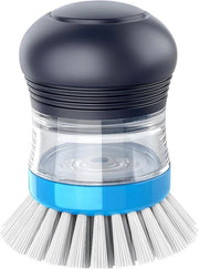 Dispensatore di sapone pennello per la cucina spazzolino per la vasca da bagno per la pulizia del lavandino (blu marino/blu, confezione da 1)