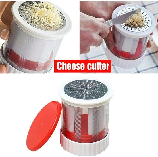 Raspante Professionale per Formaggio in Acciaio Inossidabile - Multifunzionale in Plastica Leggera - Sicuro da Utilizzare - Facile da Utilizzare - Adatto per Cucina Casa/ Ristorante - Raspante
