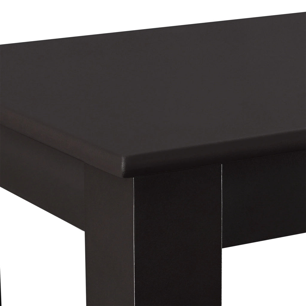 Tavolino da caffè tavolino laterale mobile contenitore MDF 61,3 cm marrone scuro 03_0006151