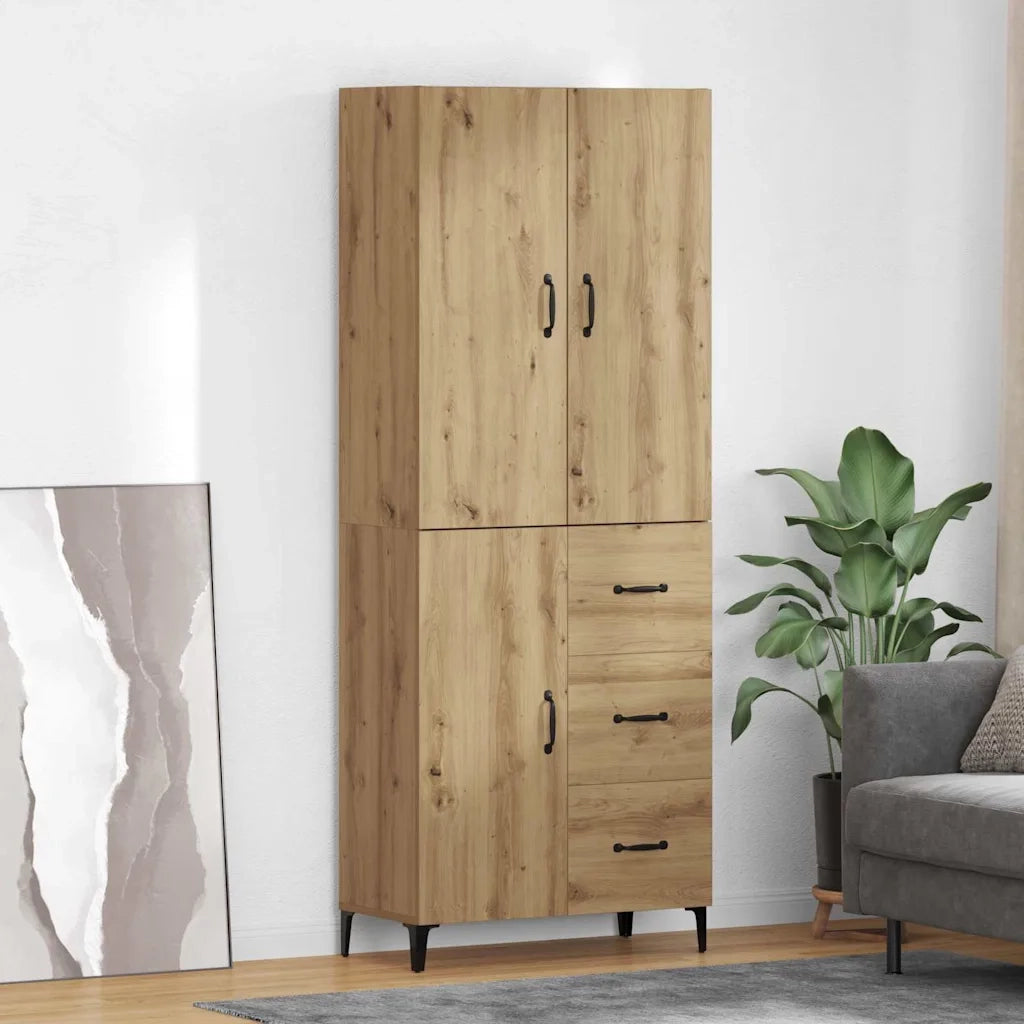 Credenza con cassetto Rovere artigianale 69,5 x 34 x 180 cm 3415855