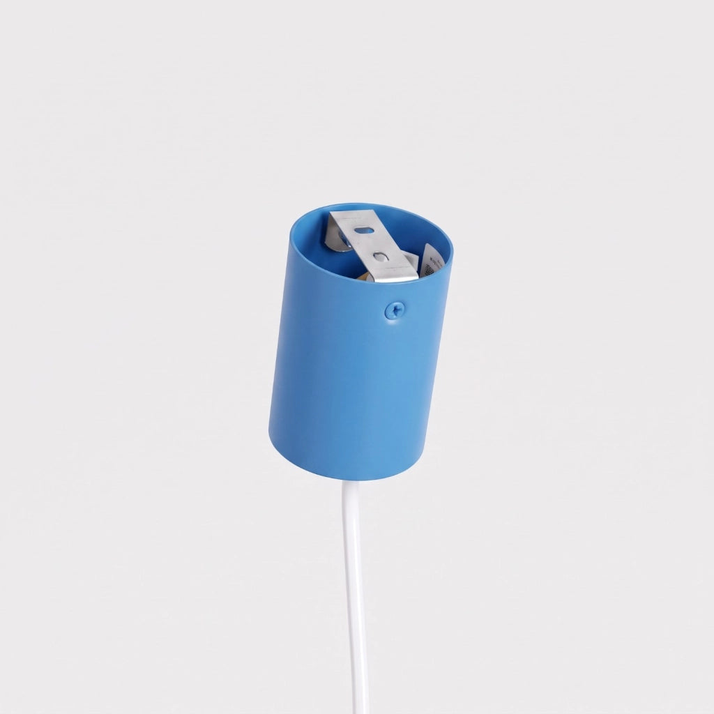 Lampadario RAYO 4 azzurro