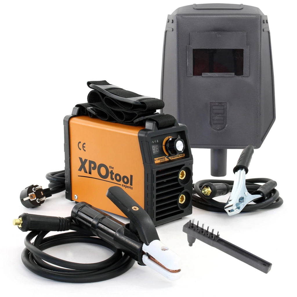 Saldatrice portatile a elettrodo MMA 20-120A inverter IGBT con accessori