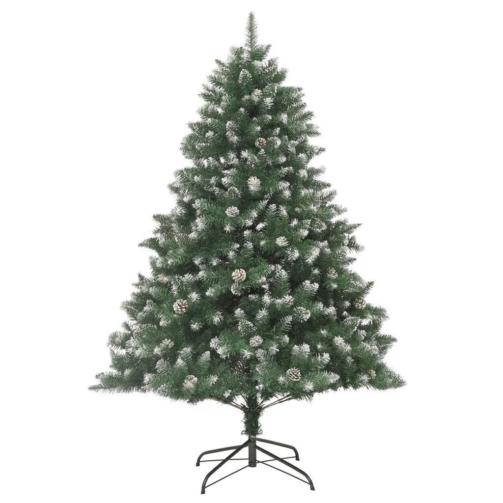 Albero di Natale | Decorazioni natalizie Artificiale con Base 210 cm PVC